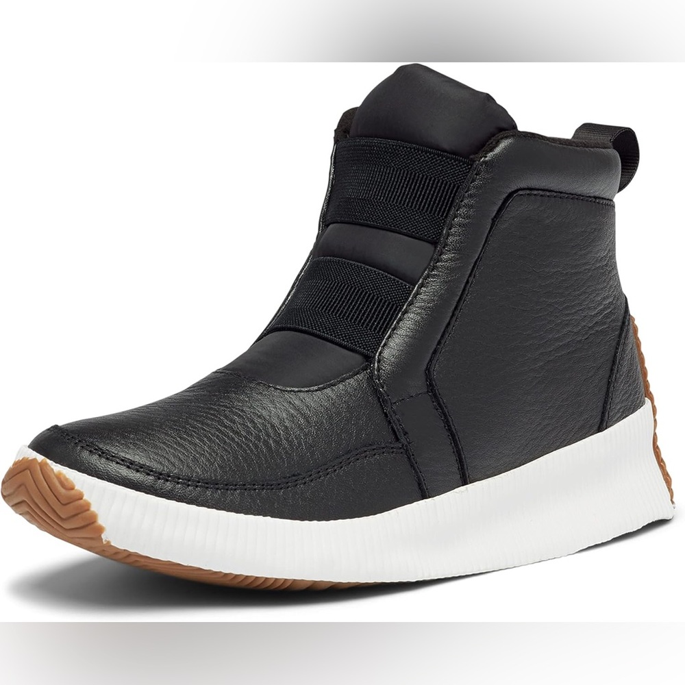 SOREL Out N About Plus Mid Leather Ankle Boots size 8